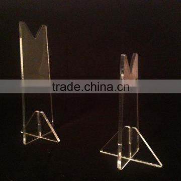 clear custom acrylic gun display stand