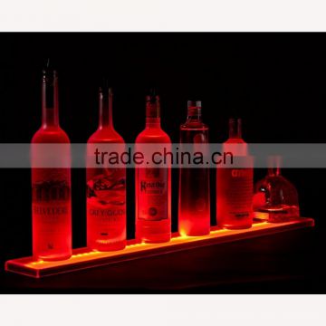 83 inch Acrylic Led Lighted liquor Shelf Bottle Display, 6'11" Acrylic Shelving                        
                                                Quality Choice