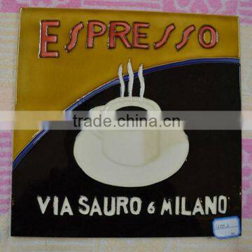 Handmade painting tile decorative ceramic pictures