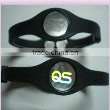 european style cheap magnetic silicon wristband for promotion