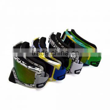 BJ-MG-013A Manufacturer Adult Reflective Brazil Frame Custom Racing Goggles Motorcycle photo-2