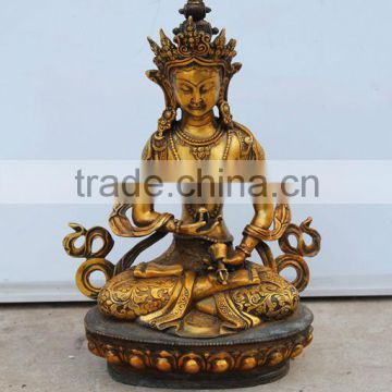 old bronze buddha