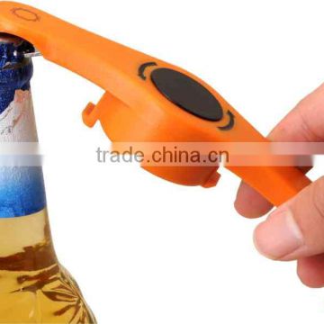 ABS+TPR+S/S 15*4.4*2.3 Kitchen gadgets multifunctional bottle opener