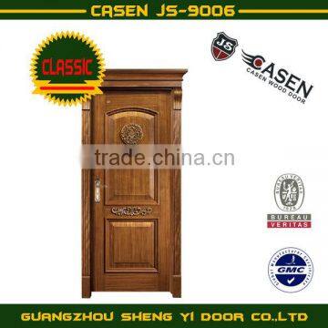 meranti two-panel entry door design