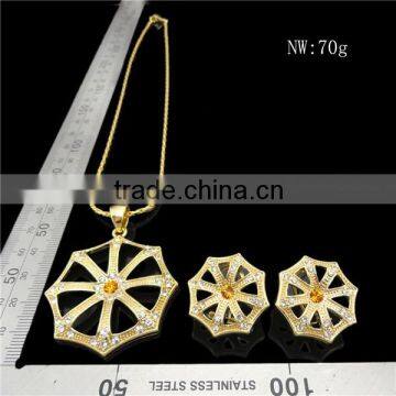 18k Women's Gold Necklace and Artificial Jewellery Earings Women Earrings photo-3