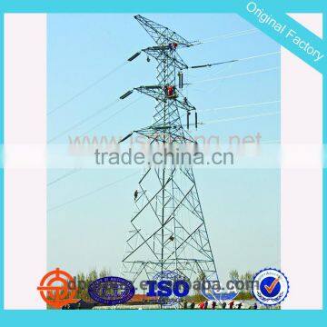 galvanized power distribution steel tower