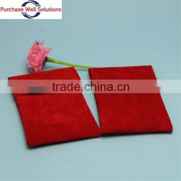 High quality custom velvet drawstring pouch bag