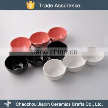 Best sale cheap round ceramic fruit snack serving dish