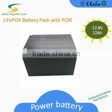 Top Quality Cheap Pric Small Size Smart Device lifepo4 12v12ah battery for solar