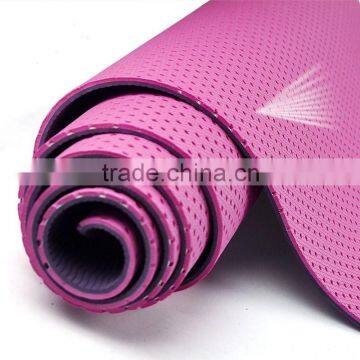 fitness TPE exercise yoga mat non-skid honeycomb style