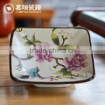 Baked Hand painted Wedding enamel Trays wholesale