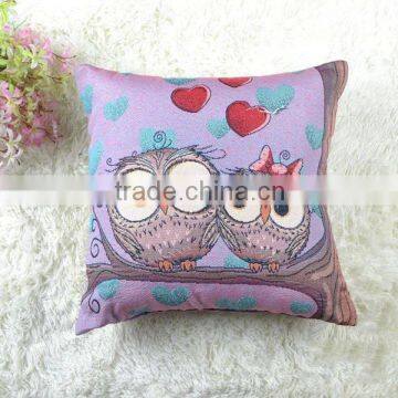 PLUS Wholesale custom Fashionable jacquard decorative throw pillow case
