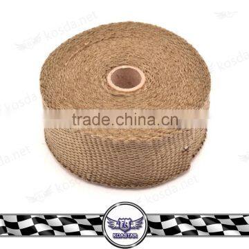 Engine Spare Parts 1000 Degree 2''x10m Titanium Heated Pipe Insulation Wrap