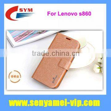 Attractive silk texture material new arrive for lenovo s860 smart mobile phone