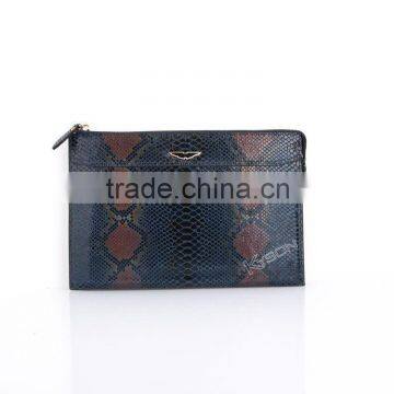 Cowhide genuine leather men's slim wallet manufacturer