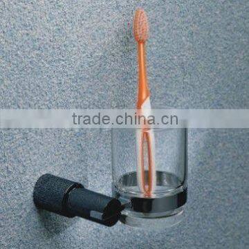 Bathroom single glass holder