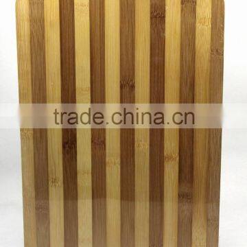 2015 hot selling bamboo chopping blocks with metal hole for kitchen usage36x26x2cm serving tray