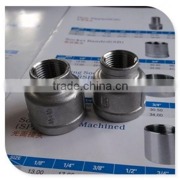 3/4" bsp reduced socket 304 stainless steel 150psi