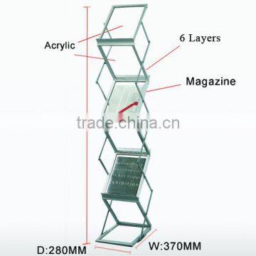 High Quality Magazines and Newspapers Rack Plexiglass photo-3