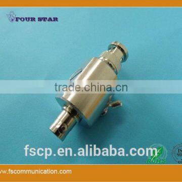 Gas Discharge Tube Lightning Arrestor With BNC Male to BNC Female Connector