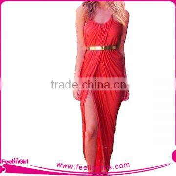 OEM Service Supply Type Maxi Evening Dress With Belt Quality Choice photo-2