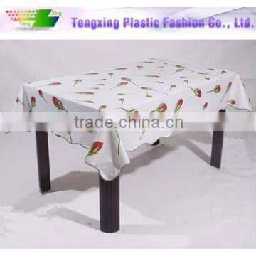 quality pvc tablecloth with non-woven backing