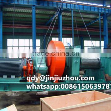 rubber powder production plant by waste tire rubber crusher machine