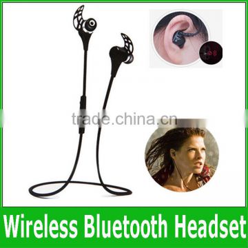 Wireless Bluetooth Headset Stereo Headphone built-in Mic Handsfree Earphone for iPhone 6 5 5S Samsung Galaxy Note HV-805