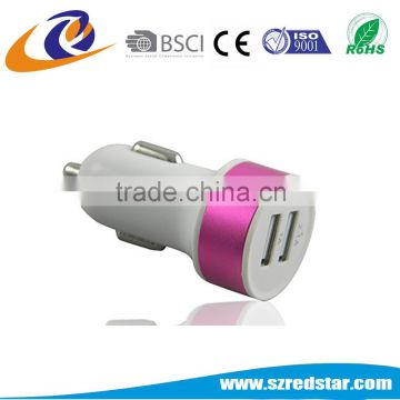 Multiple Promotional Dual USB Port Car Charger