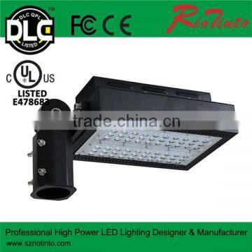 UL DLC CE shoebox led 120w light 5years warranty LED Street Light / parking lot