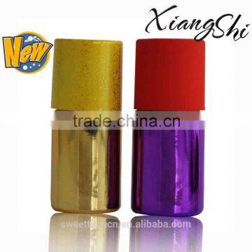 15ml shiny nail painting empty glass bottle with cap and brush