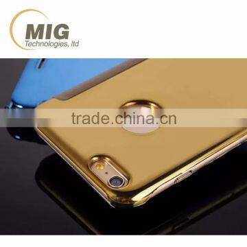 3D Mirror Smart View Clear Flip Phone Case Cover For Apple IPhone 5 5S 6 6S Plus Case photo-3