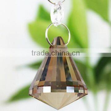 Diamond shape crystal chandelier pendants