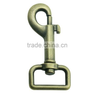 Manufacturers of dog hook in china zinc alloy brass dog leash snap hook