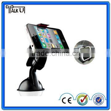 Handfree mobile phone windshield mount clip phone bracket, 360 Degree Rotating Car Mount phone bracket