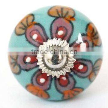 Ceramic Knobs/Cabinet Knobs/Drawer Knobs/Hand painted Knobs