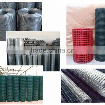 Galvanized and PVC coated welded wire mesh