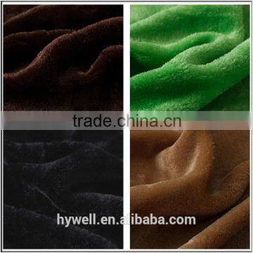 polyester super soft velboa plush fabric