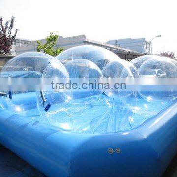 large inflatable pool for water roller ball