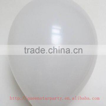 Latex helium balloon Small flat balloons standard / pastel color white