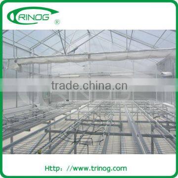 Commercial greenhouse bench for polycarbonate greenhouse