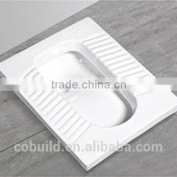 Without fender withour trapway Durable Bathroom Ceramic Squating Pan