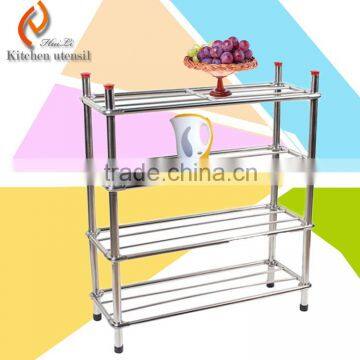 180x75x160cm movable portable heavy duty frame commercial stainless steel kitchen storage shelf rack