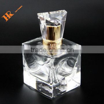 Rectangle Perfume Bottle Clear glass bottle