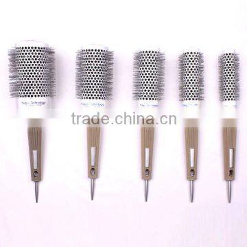 Plastic Ceramic Ionic Hairbrush for Salon