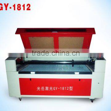 GY-1812 Factory direct Hot Sale Fabric/ Acrylic/Wood/Granite CO2 laser cutting engraving