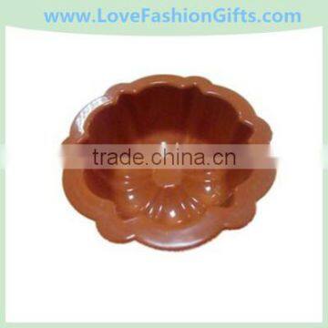 Brown Flower Shaped Silicone Cake Mould,Cupcake Mould