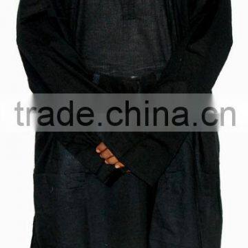 Eid Festival Black Kurta for Men's