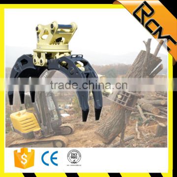 Crane parts grab bucket hydraulic scrap grab wood grapple