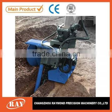 mini agricultural machinery trencher used into irrigation